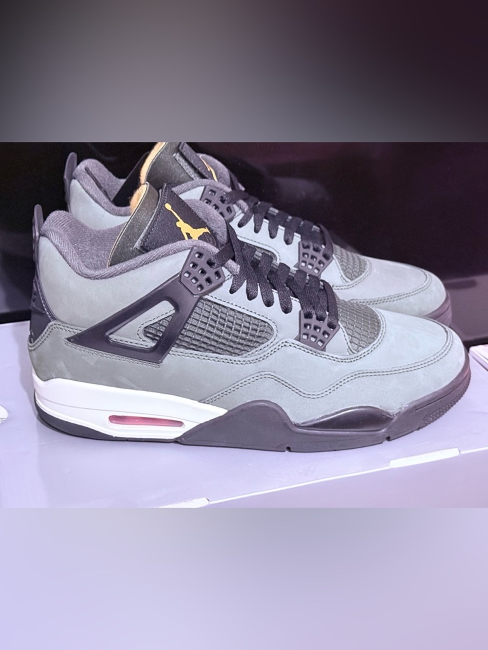 Undefeated x Air Jordan 4 Retro 2025 Green - Size 10 - Brand new with Box - Picture 2 of 14